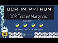 How to OCR a Text with Marginalia by Extracting the Body OCR in Python Tutorials 04 01