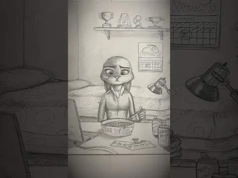 Zootopia depicts an enslaved, domesticated animal populace #art #drawing #zootopia
