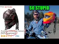 Testing amazons Stupidest Motorcycle Accessories is Dangerous