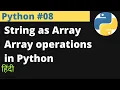 Python String as Array in Python Array operations Hindi EasyExamNotes com Jayesh Umre
