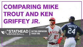 Mike Trout vs Ken Griffey Jr Stathead Baseball Batting Comparison Tool