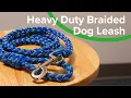 How to Make a Heavy Duty Paracord Dog Leash 8 Strand Braid