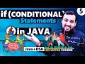 Conditional Statements in Java with Examples LECTURE - 5 Java DSA Vector Course