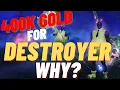 Lost Ark BONK BONK MADE THIS STREAMER SPENT 400K GOLD DESTROYER HONING AND VALTAN BONK HIGHLIGHT