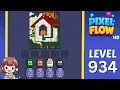Pixel Flow Level 934 Solution Walkthrough