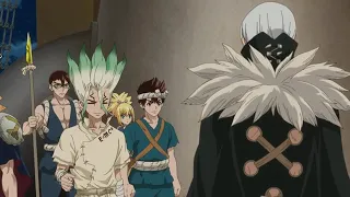 why did Hyoga Returns Dr Stone S4