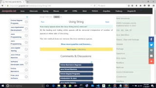 How many spaces does the Java String trim remove javapedia net