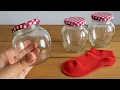 Lagu Genius DIY Idea with a Glass Jar and Old Socks! Look What I Made ♻️🥰