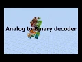 Special Analog to Binary Decoder - Minecraft