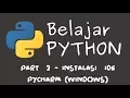 Belajar Python Part 2 - Instalasi IDE Pycharm
