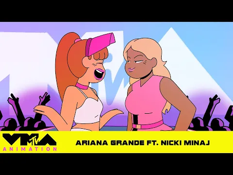 Download MP3 Ariana Grande \u0026 Nicki Minaj Rock “Side to Side” In Their 2016 VMAs Performance Animation | MTV