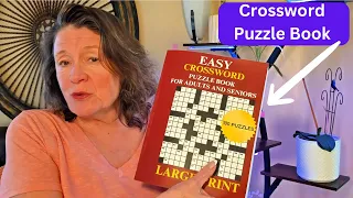 Easy Crossword Puzzle Book for Adults Seniors 100 Large Print Puzzles with Solutions