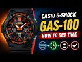 How to set time on Casio G-Shock GAS-100 5445