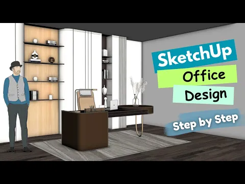 Modern office design — Nice Tower SketchUp tutorial