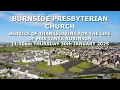 Funeral Service For Mrs Tanya Robinson From Burnside Presbyterian Church 11 30am 25