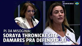 Soraya Thronicke sobre PL da Misoginia: "a Damares não seria processada"