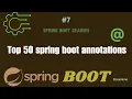 Top 50 spring boot annotation
