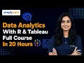Data Analysis Using R Programming Data Analytics With R R Programming Tutorial Simplilearn