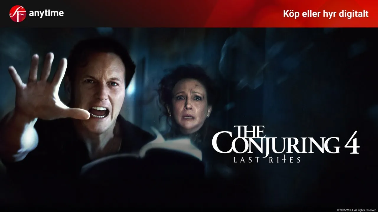 SF Anytime — The Conjuring 4: Last Rites - Buy or Rent Digitally (YouTube video ad)