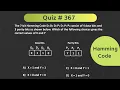 Hamming Code Solved Example Quiz 367