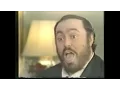 Pavarotti gives a singing lesson