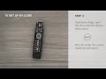 One For All Smart Control 5 URC7955 Code Setup