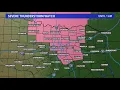 LIVE RADAR Storms building ahead of cold front