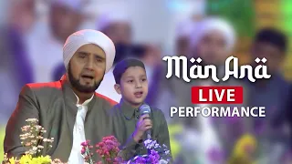 muhammad hadi assegaf ft habib syech man ana live performance 