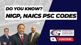 NIGP NAICS PSC CODES