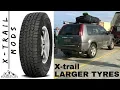 Lagu NISSAN X-trail TYRE UPGRADE - MODs