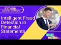 Python Machine Learning Project - Intelligent Fraud Detection in Financial Statement
