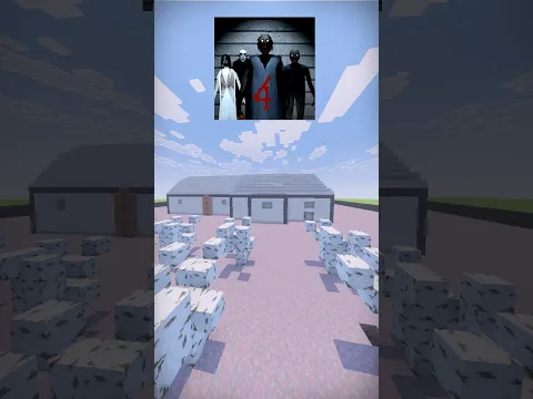 GRANNY 4 THE REBELLION IN MINECRAFT GAME