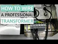 LANDSCAPE LIGHTING TRANSFORMER How to wire up a professional landscape transformer