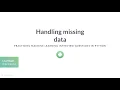 Python Tutorial Handling missing data