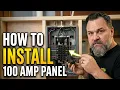 How to install an electrical panel from start to finish Easy