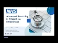 Advanced Searching in CINAHL on EBSCOhost - NHS England