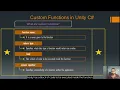 41 Introduction to Custom Functions in Unity