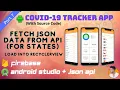 Load State data in Recyclerview from API json Covid-19 Tracker App using Android Studio