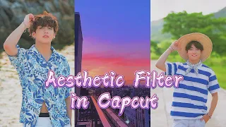 capcut filter preset aesthetic filter tutorial