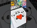 Panda love - ASMR colouring This page is from Panda Lifestyle Coloring Book