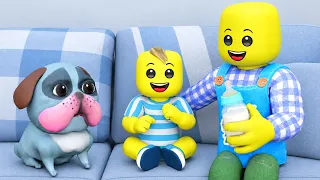 ROBLOX Brookhaven 🏡RP: Good Brother Takes Care Of Baby | Roblox Animation