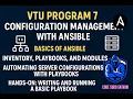 VTU DevOps Program 7 2025 Configuration Management with Ansible Inventory Modules