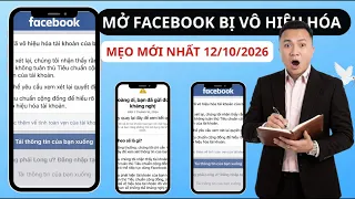 Hướng Dẫn Mở Khóa Facebook Bị Đình Chỉ 180 Ngày | Cách Lấy Lại Facebook Bị Vô Hiệu Hóa Mới Nhất 2026