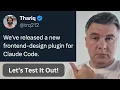 I Tried Frontend-Design Plugin in Claude Code