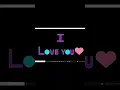 Draw I love you in python by turtle