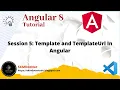 Angular 8 Session 5 Template and TemplateUrl In Angular