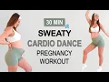 Download Lagu 30 Min Sweaty Cardio Dance Pregnancy Workout | No Jumping | All Trimesters | No Repeat, Fun