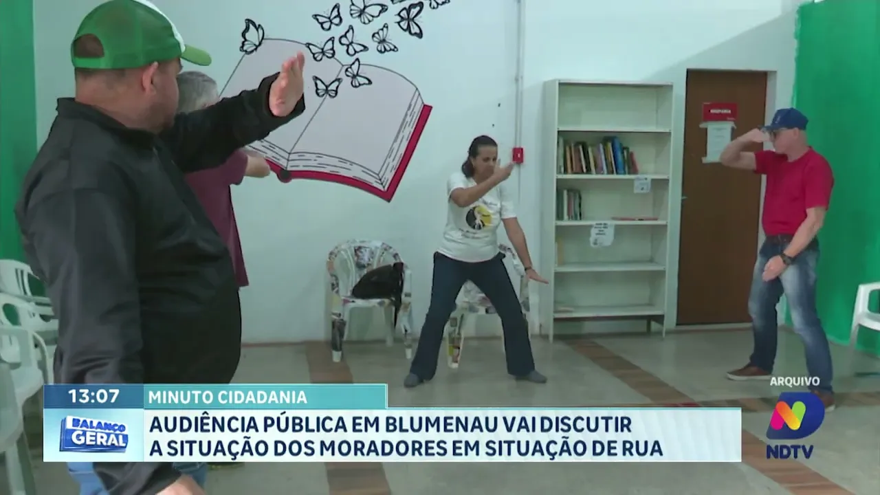 Minuto Cidadania: audiência pública vai discutir a situação dos moradores em situação de rua