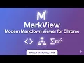 MarkView Chrome Extension - Best Markdown Viewer Installation Features Guide