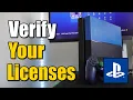How to Verify your Licenses on your PS4 if Games Are Locked